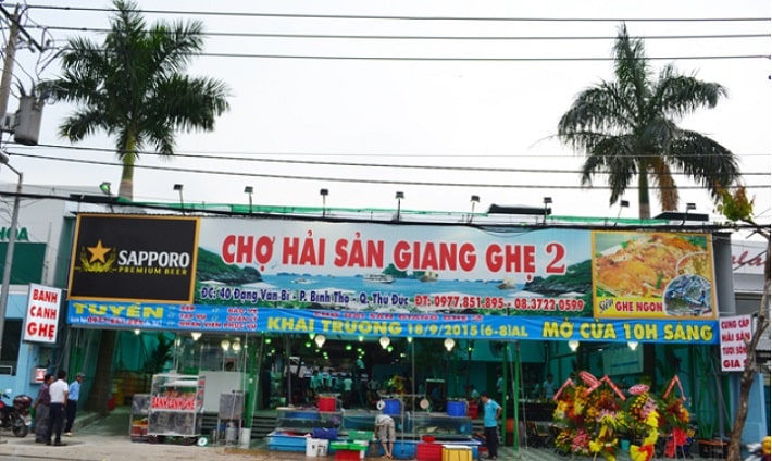 Chợ hải sản Giang Ghẹ - Thủ Đức