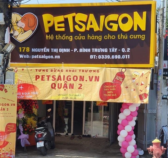 Cửa hàng thú cưng Pet SaiGon - Quận 2