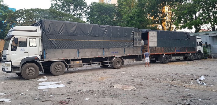 Vận chuyển hàng hóa bằng xe tải - Công Ty TNHH Dịch Vụ Vận Tải Hà Phúc