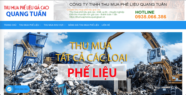 Công ty thu mua phế liệu Biên Hòa Quang Tuấn