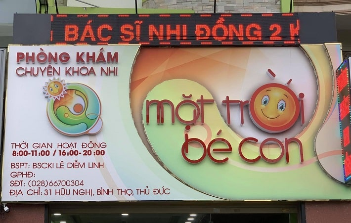 Phòng khám nhi Thủ Đức - Mặt trời bé con | Nguồn từ Mặt trời bé con