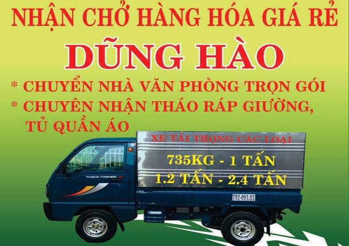 Dịch vụ chuyển văn phòng - Dịch vụ Taxi Tải Dũng Hào
