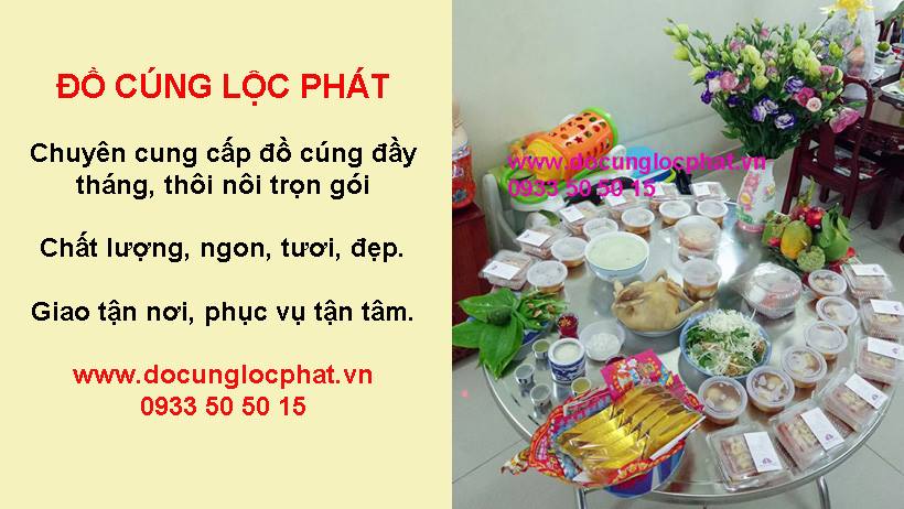 Dịch vụ đồ cúng tâm linh TPHCM Lộc Phát