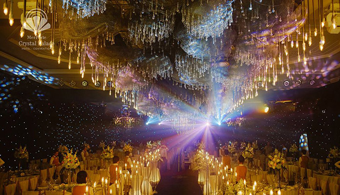 MerPerle Crystal Palace - Nhà hàng tiệc cưới ở TPHCM | Image: MerPerle Crystal Palace 