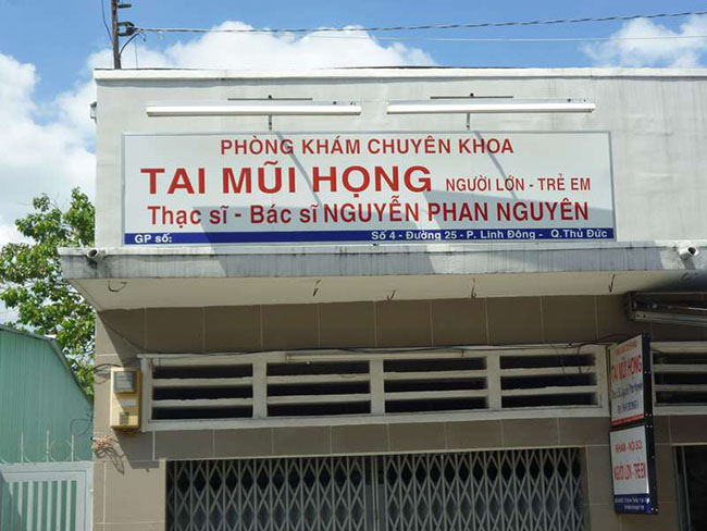 Phòng khám chuyên khoa Tai Mũi Họng – ThS.BS Nguyễn Phan Nguyên | Image: Phòng khám chuyên khoa Tai Mũi Họng – ThS.BS Nguyễn Phan Nguyên