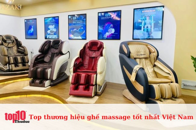 Thương hiệu ghế massage Azaki