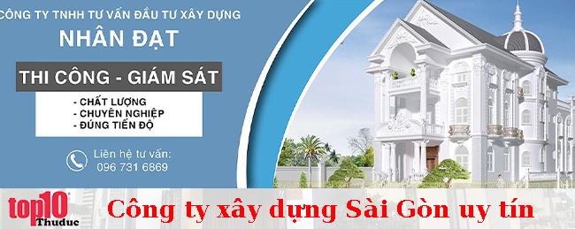 công ty xây dựng sài gòn nhân đạt