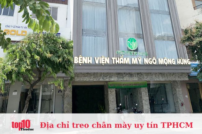 Bệnh viện thẩm mỹ Ngô Mộng Hùng - Bệnh viện nâng cung chân mày uy tín Tphcm