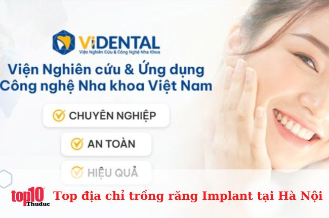 Nha khoa Vidental - Nha khoa trồng răng implant tại Hà Nội