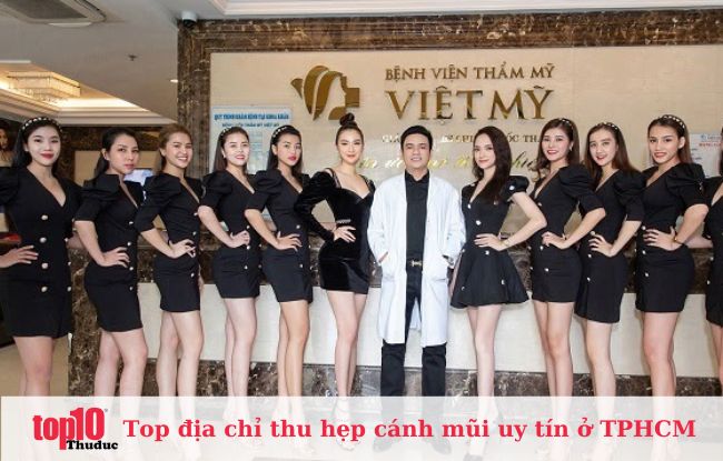 Bệnh viện thẩm mỹ Việt Mỹ - địa chỉ thu gọn cánh mũi ở TPHCM đẹp