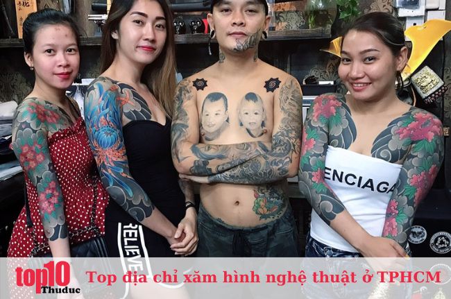Toma Kiệt Tattoo - Tiệm xăm mình nổi tiếng Sài Gòn