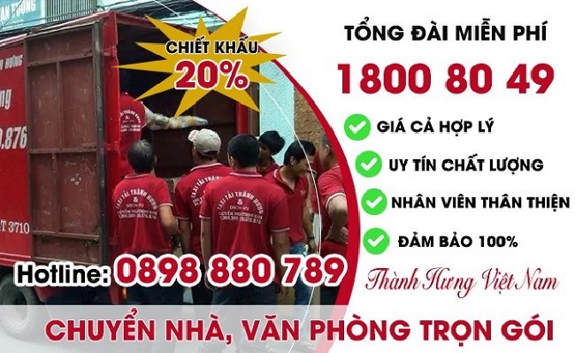 Thành Hưng Việt Nam là công ty chuyển nhà uy tín, chuyên nghiệp hàng đầu
