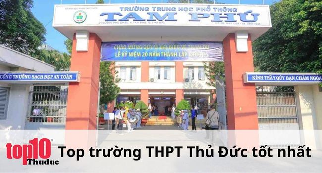 Các trường THPT ở Thủ Đức chất lượng | Nguồn: trường THPT Tam Phú Thủ Đức