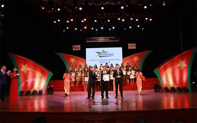 Saigon Star Travel đã vinh dự nhận giải thưởng “Doanh Nghiệp Xuất Sắc – Uy Tín – Chất Lượng” 