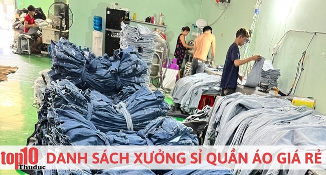 Xưởng sỉ quần áo ở TPHCM | Nguồn ảnh :
