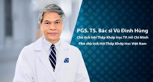 Bác sĩ chữa xương khớp giỏi tại TPHCM - PGS.TS.BS Vũ Đình Hùng