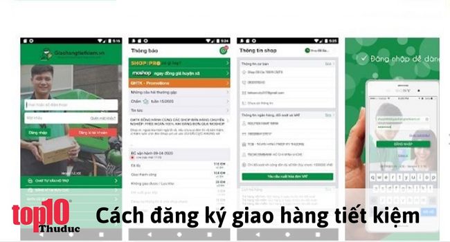 Hướng dẫn đăng đơn Giao hàng tiết kiệm | Nguồn: Internet