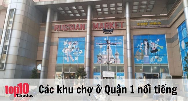 Khu chợ bán đồ rẻ tại Quận 1 | Nguồn: Chợ Nga