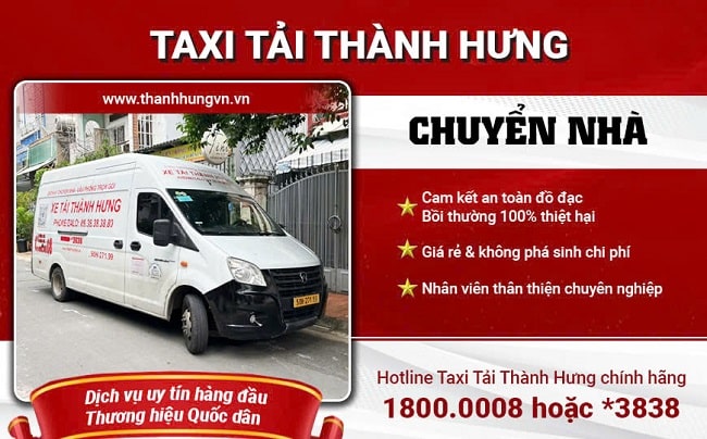 Dịch vụ chuyển nhà Taxi Tải Thành Hưng.