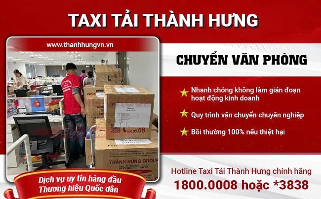 Dịch vụ chuyển văn phòng Taxi Tải Thành Hưng