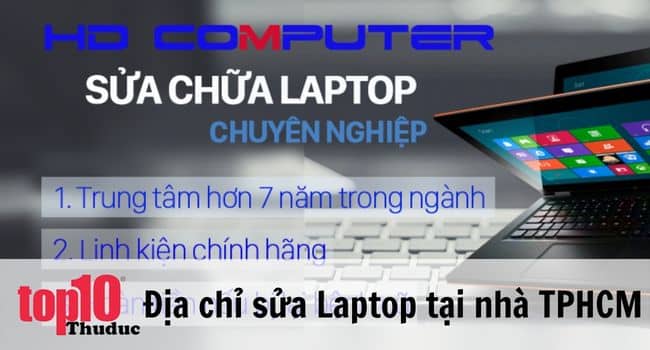 Dịch vụ sửa laptop tại nhà chuyên nghiệp | Nguồn: HD Computer