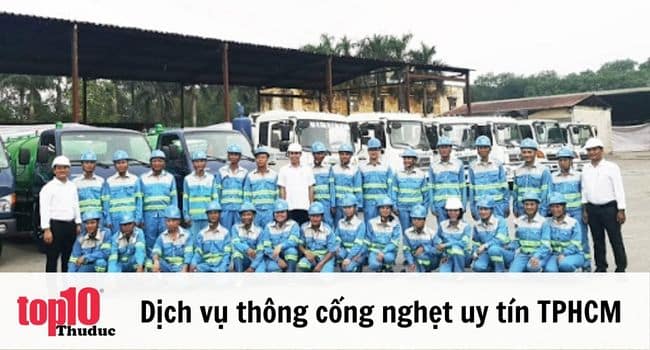 Dịch vụ thông cống tại TPHCM | Nguồn: Công ty Vệ sinh Môi trường Sài Gòn