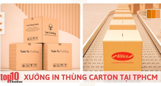 Các xưởng in thùng carton chất lượng tại TPHCM | Nguồn ảnh: 