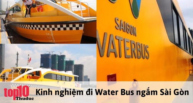 Kinh nghiệm đi Water Bus (xe buýt sông) ngắm trọn sông Sài Gòn | Nguồn: Internet