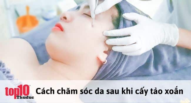 Sau 3 ngày, các bạn đã có thể thực hiện chăm sóc da như bình thường | Nguồn: Internet