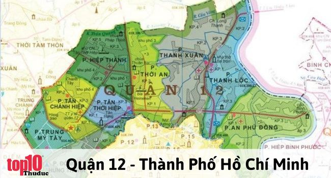 Các phường tại Quận 12 – TPHCM | Nguồn: Internet