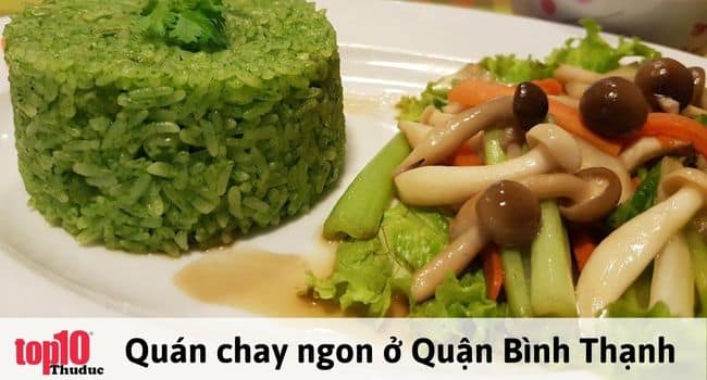 Quán chay ngon và giá rẻ tại quận Bình Thạnh | Nguồn: Ẩm thực chay Mầm xanh