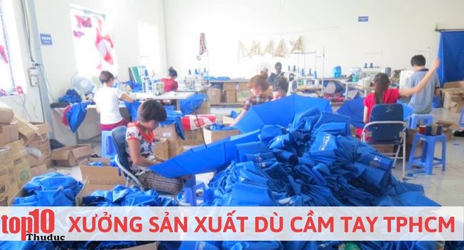Công ty sản xuất ô dù cầm tay chất lượng tại TPHCM| Nguồn ảnh: