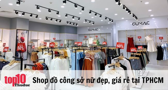Shop bán đồ công sở đẹp tại Sài Gòn | Nguồn: Shop đồ công sở Gumac