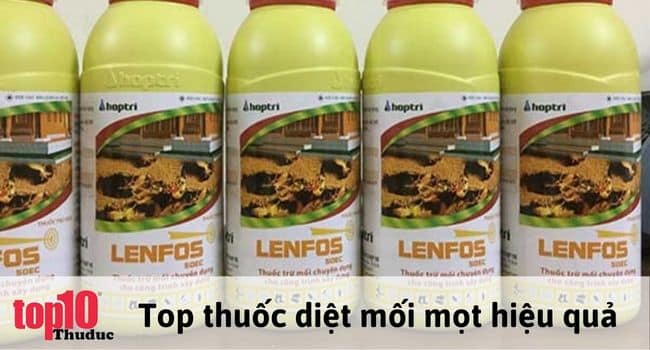 Thuốc diệt trừ mối mọt Lenfos 50ec | Nguồn: Internet