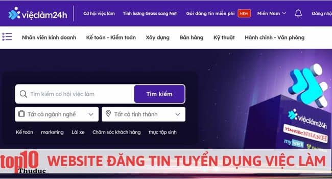 Trang web tìm việc uy tín, chất lượng tại TPHCM| Nguồn ảnh: