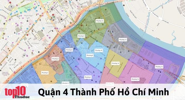 Các phường của Quận 4 TPHCM